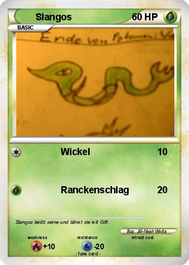Pokemon Slangos