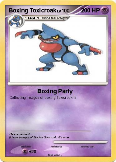 Pokemon Boxing Toxicroak