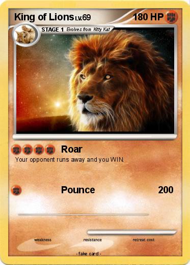 Pokemon King of Lions