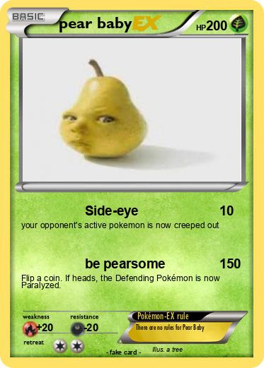 Pokemon pear baby