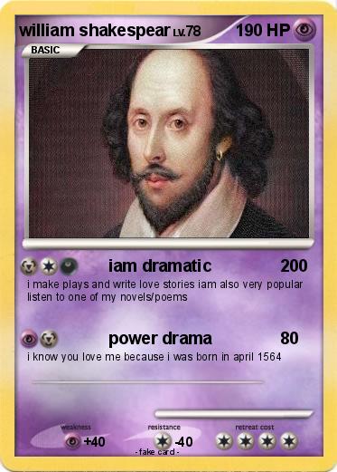 Pokemon william shakespear