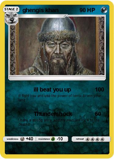 Pokemon ghengis khan