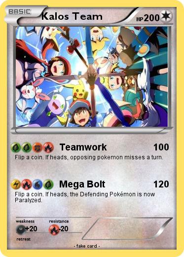 Pokemon Kalos Team