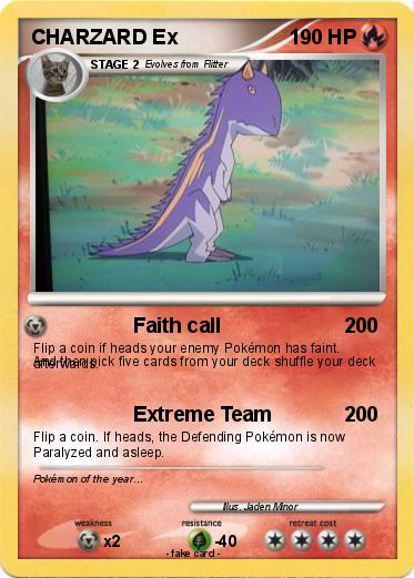 Pokemon CHARZARD Ex
