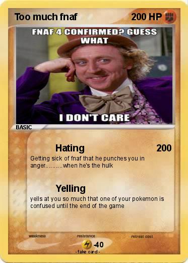 Pokemon Too much fnaf