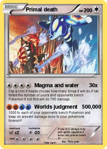 Pokemon Primal death