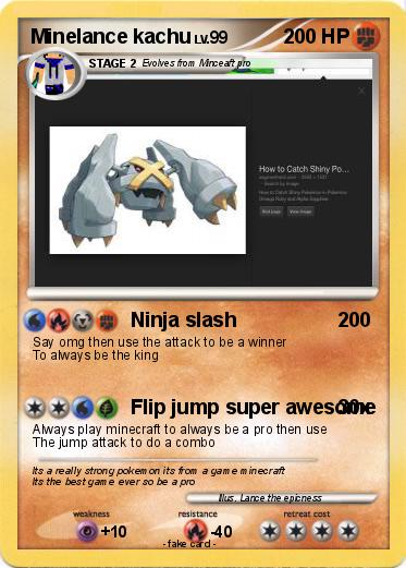 Pokemon Minelance kachu