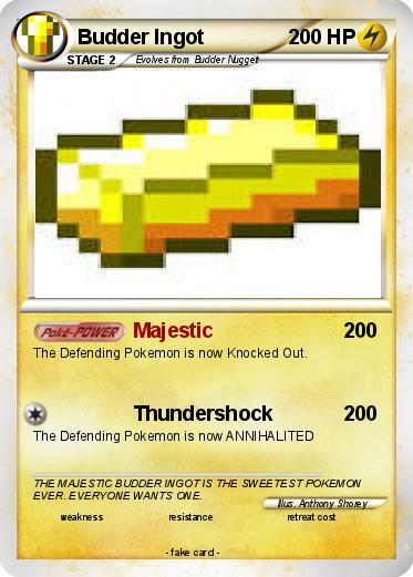 Pokemon Budder Ingot