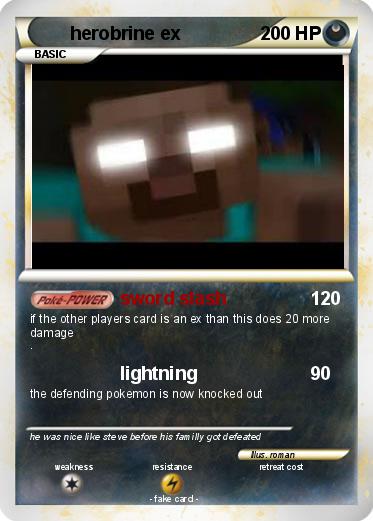 Pokemon herobrine ex