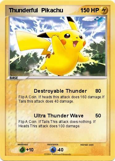 Pokemon Thunderful  Pikachu