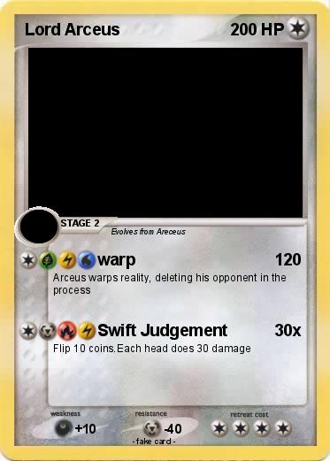 Pokemon Lord Arceus