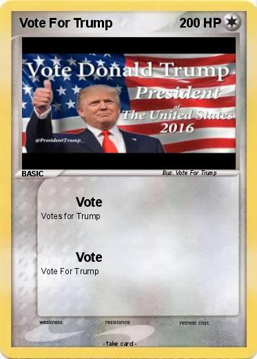 Pokemon Vote For Trump