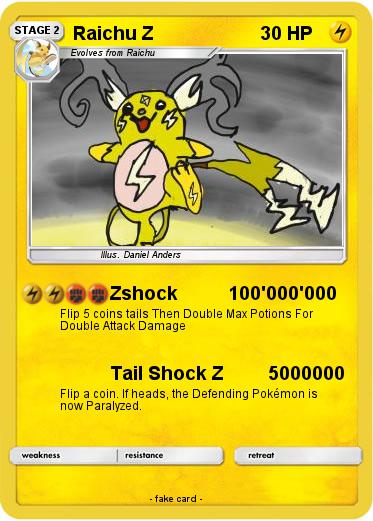 Pokemon Raichu Z