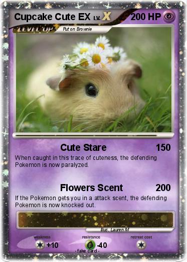 Pokemon Cupcake Cute EX