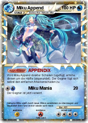 Pokemon Miku Append