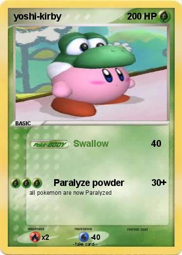 Pokemon yoshi-kirby