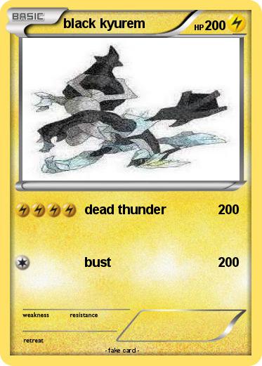 Pokemon black kyurem