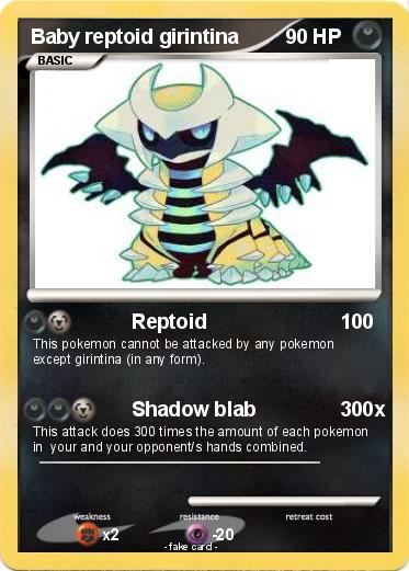 Pokemon Baby reptoid girintina