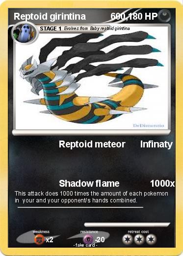 Pokemon Reptoid girintina          600,