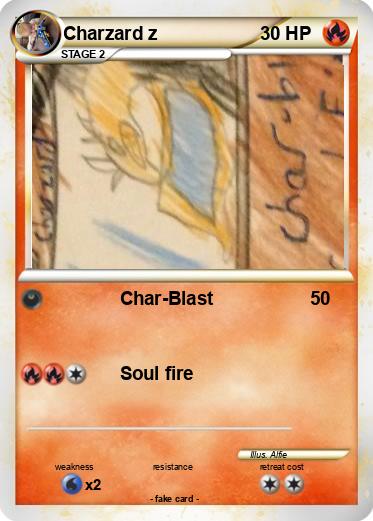 Pokemon Charzard z