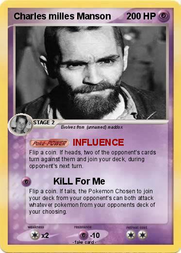 Pokemon Charles milles Manson