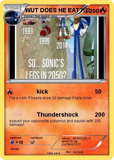 Pokemon WUT DOES HE EAT?!?!
