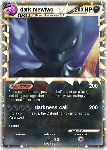 Pokemon dark mewtwo