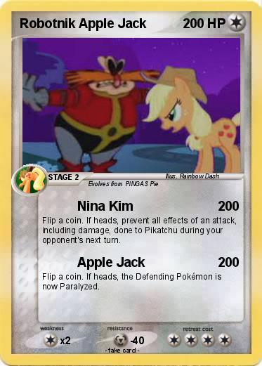 Pokemon Robotnik Apple Jack
