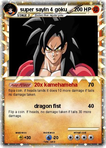 Pokemon super sayin 4 goku Pokemon super sayin 4 goku
