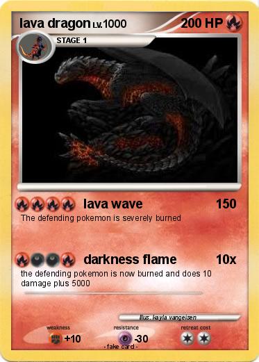 Pokemon lava dragon