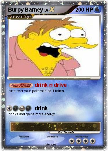 Pokemon Burpy Barney