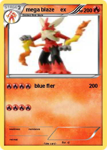 Pokemon mega blaze    ex
