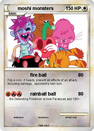 Pokemon moshi monsters