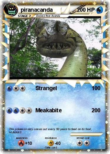 Pokemon piranacanda