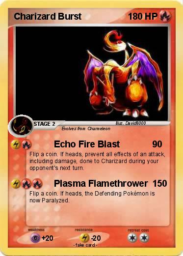 Pokemon Charizard Burst