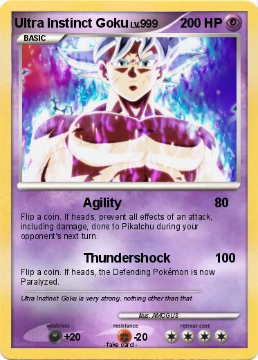 Pokemon Ultra Instinct Goku Pokemon Ultra Instinct Goku