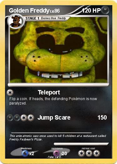 Pokemon Golden Freddy