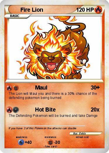 Pokemon Fire Lion