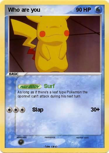 Pokemon Who are you