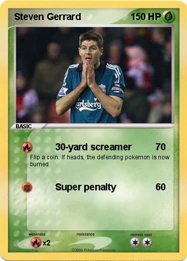 Pokemon Steven Gerrard