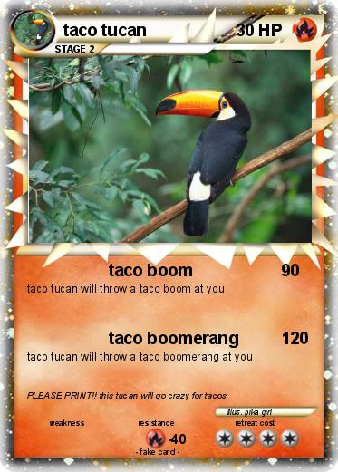 Pokemon taco tucan