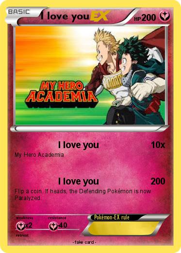 Pokemon I love you