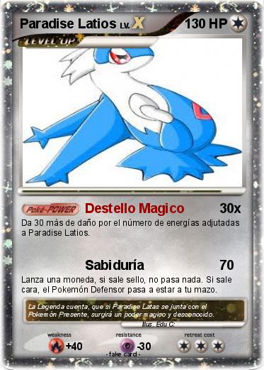 Pokemon Paradise Latios