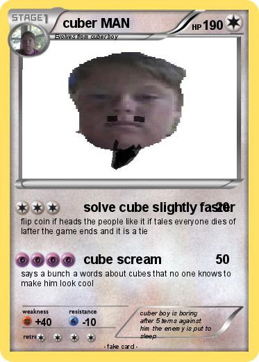 Pokemon cuber MAN