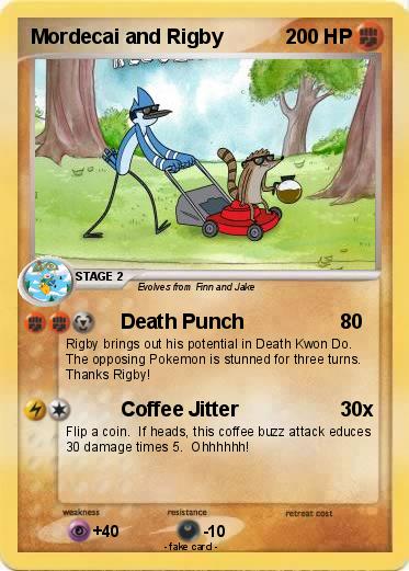 Pokemon Mordecai and Rigby