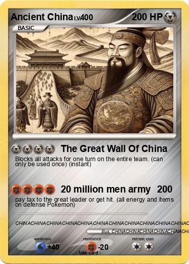 Pokemon Ancient China
