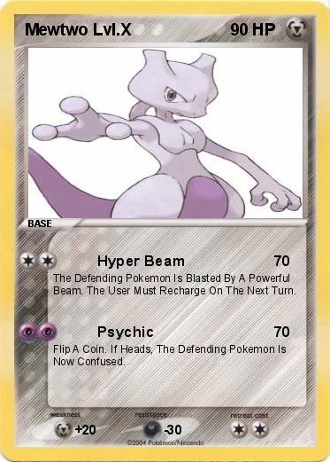 Pokemon Mewtwo Lvl.X