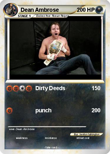 Pokemon Dean Ambrose