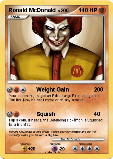 Pokemon Ronald McDonald