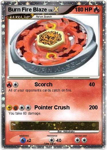 Pokemon Burn Fire Blaze